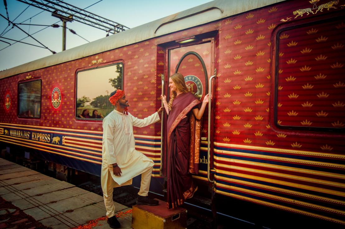What is the Route and Tourist Attractions covered By Maharaja Express?